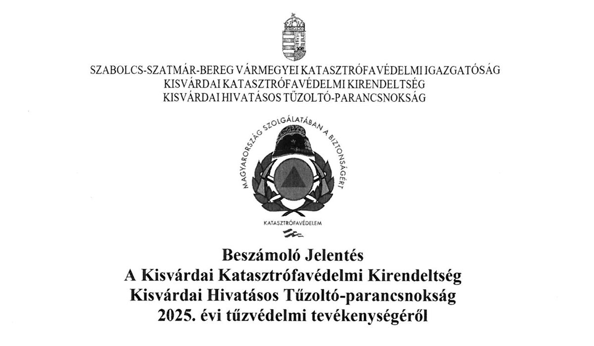 Read more about the article Képviselő-testületi ülés 2026.04.28. – Katasztrófavédelem