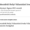 Tiszabezdédi Helyi Választási Iroda információk