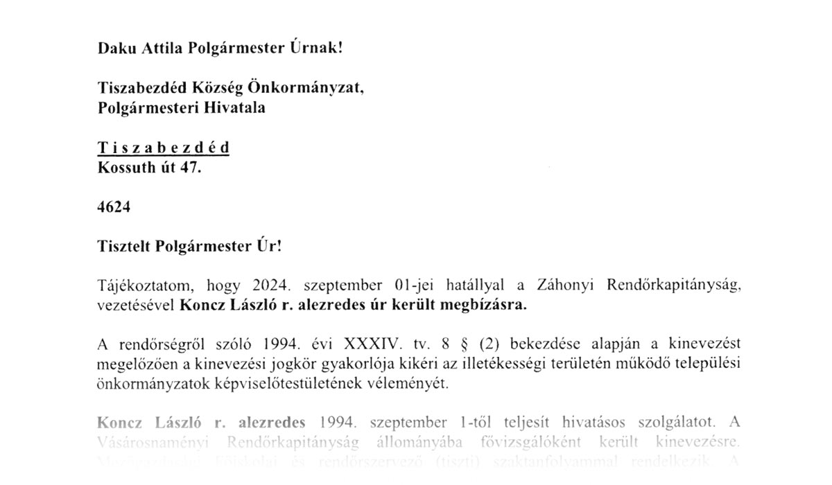 Read more about the article 2025.05.27-i Képviselő-testületi ülés – Megbízással kapcsolatos állásfoglalás