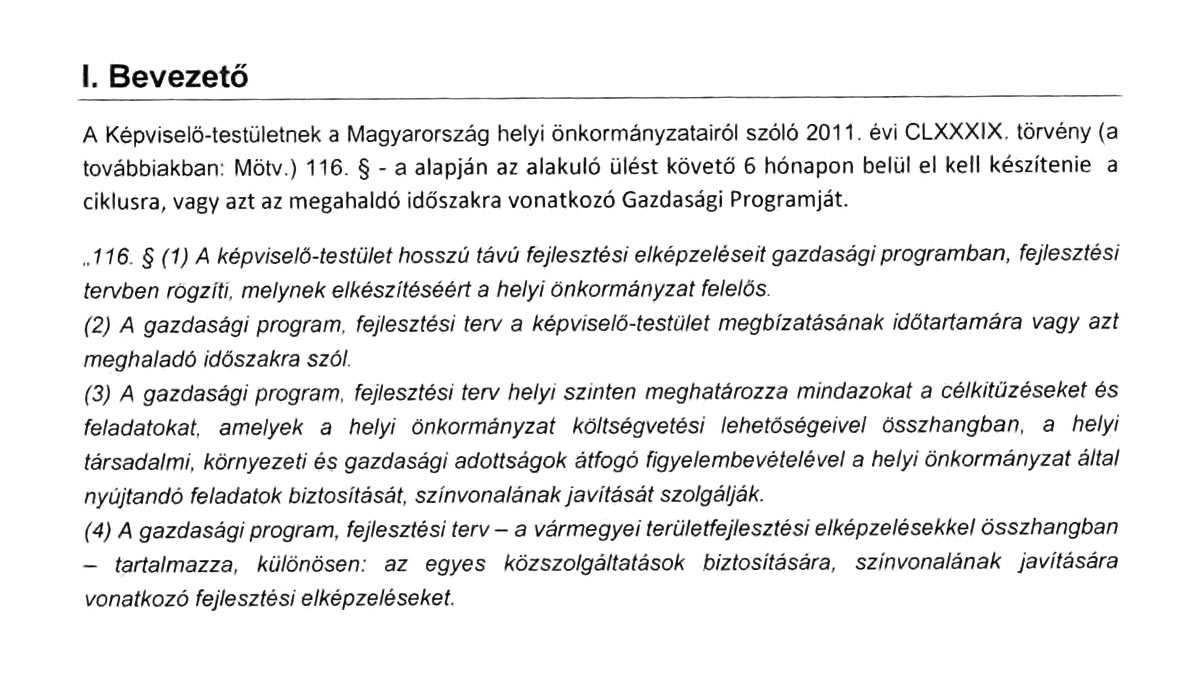 Read more about the article 2025.04.22-i Képviselő-testületi ülés – Gazdasági Program
