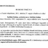 Hirdetmény néhai Szőllősi Zoltán hagyatéki eljárása tekintetében 2025. 08.