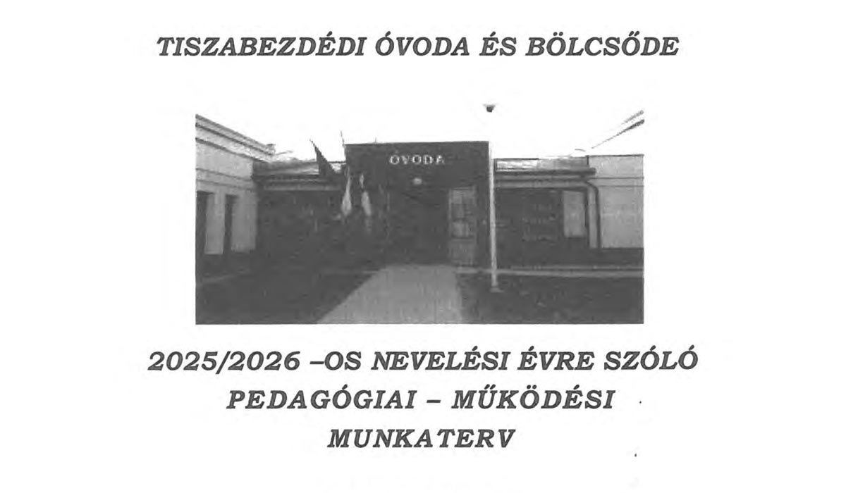 Read more about the article 2025.09.23-i Képviselő-testületi ülés – Munkaterv Óvoda