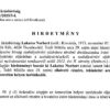 Hirdetmény Lakatos Norbert szabálysértési eljárásáról 996 2025