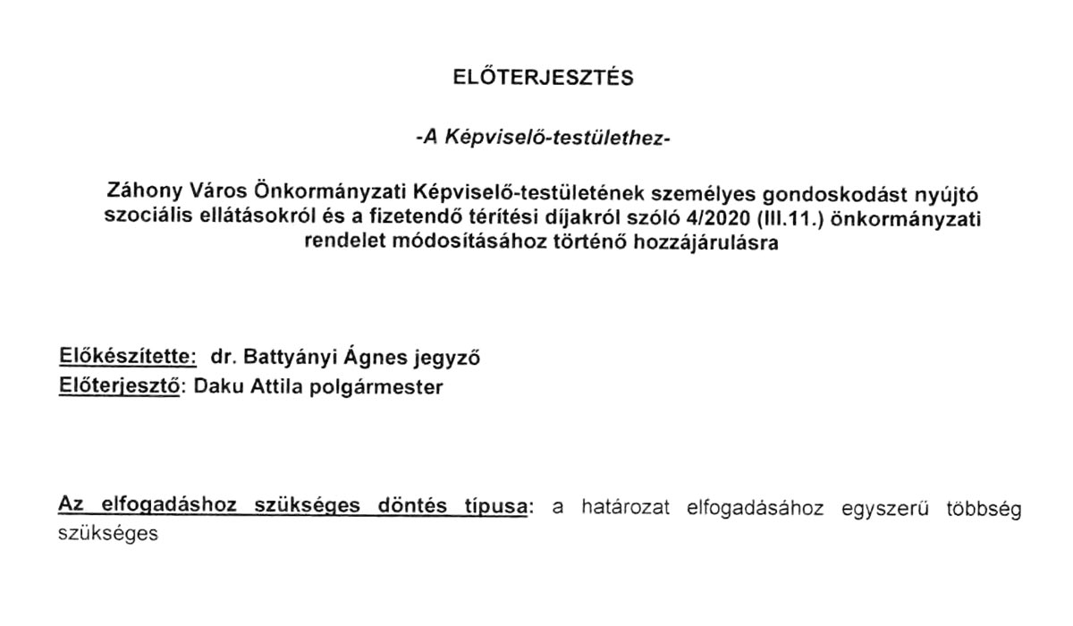 Read more about the article 2025.04.22-i Képviselő-testületi ülés – Szociális ellátások